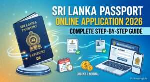 Sri Lanka Passport Online Appointment 2026 – Step-by-Step Guide