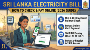 மின்சாரக் கட்டணம் (CEB & LECO Bill) ஆன்லைனில் சரிபார்ப்பது எப்படி? (2026 வழிகாட்டி)