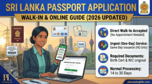 இலங்கை பாஸ்போர்ட் பெறுவது எப்படி? Walk-In & Online முழு வழிகாட்டி (2026)